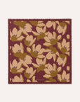 Foulard Laine Bouquet - Wine
