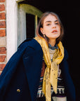 Bandana Laine 100 - Yellow Stone Grey
