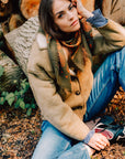 Bandana Laine 100 - Olive Paprika