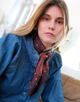 Bandana Soie 70 - P&L - Fudge Paprika