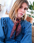 Bandana Soie 70 - P&L - Fudge Paprika