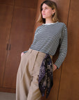Bandana Soie 70 - P&L - Ganache Nomad