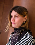 Bandana Soie 70 - P&L - Ganache Nomad