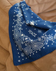 Bandana Soie 70 - P&L - Navy White