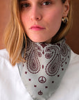 Bandana Soie 70 - P&L - Shadow Ganache