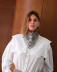 Bandana Soie 70 - P&L - Shadow Ganache