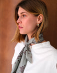 Bandana Soie 70 - P&L - Shadow Ganache