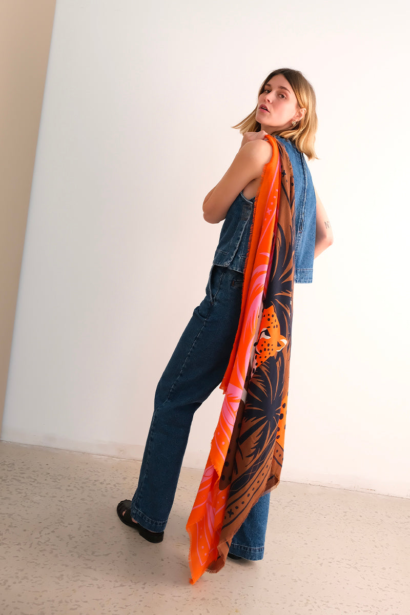 Baumwoll-Bandana 70 – Sunny