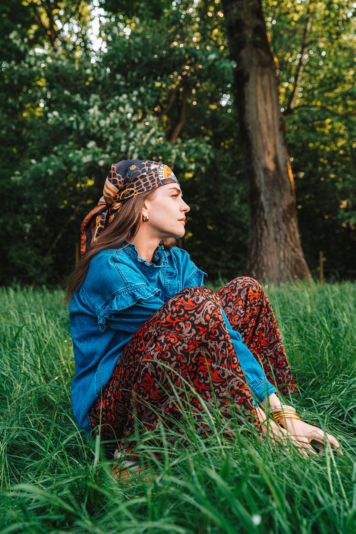 Carré Soie 70 - The Jungle Girl Gear