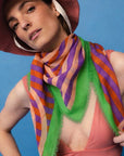 Carré Coton 100 - Fiesta Terracotta