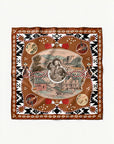 Carré Soie 100 - Dusty West - Brown