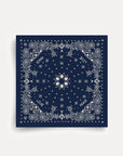Bandana Soie 70 - P&L - Navy White