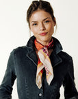 Carré Laine 70 - Suzanne - Terracotta