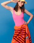Fouta Coton - Siesta Pink