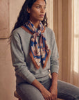 Foulard Laine Bouquet - Pearl