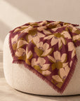 Foulard Laine Bouquet - Wine