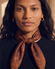 Bandana Soie 70 - Cuir