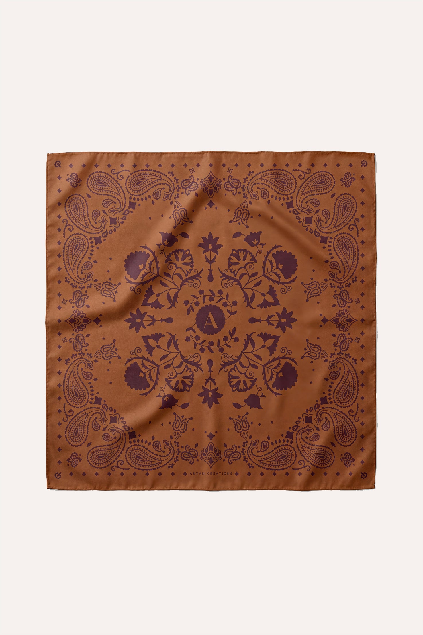 Bandana Soie 70 - Cuir