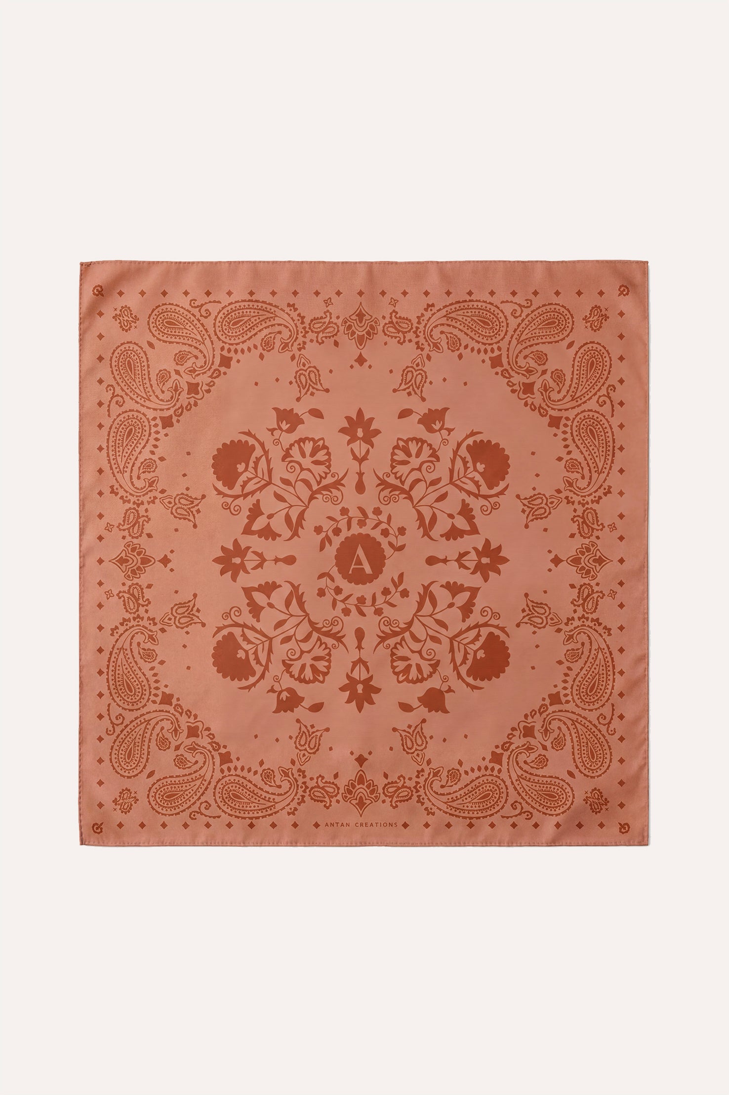 Bandana Soie 70 - Poudré