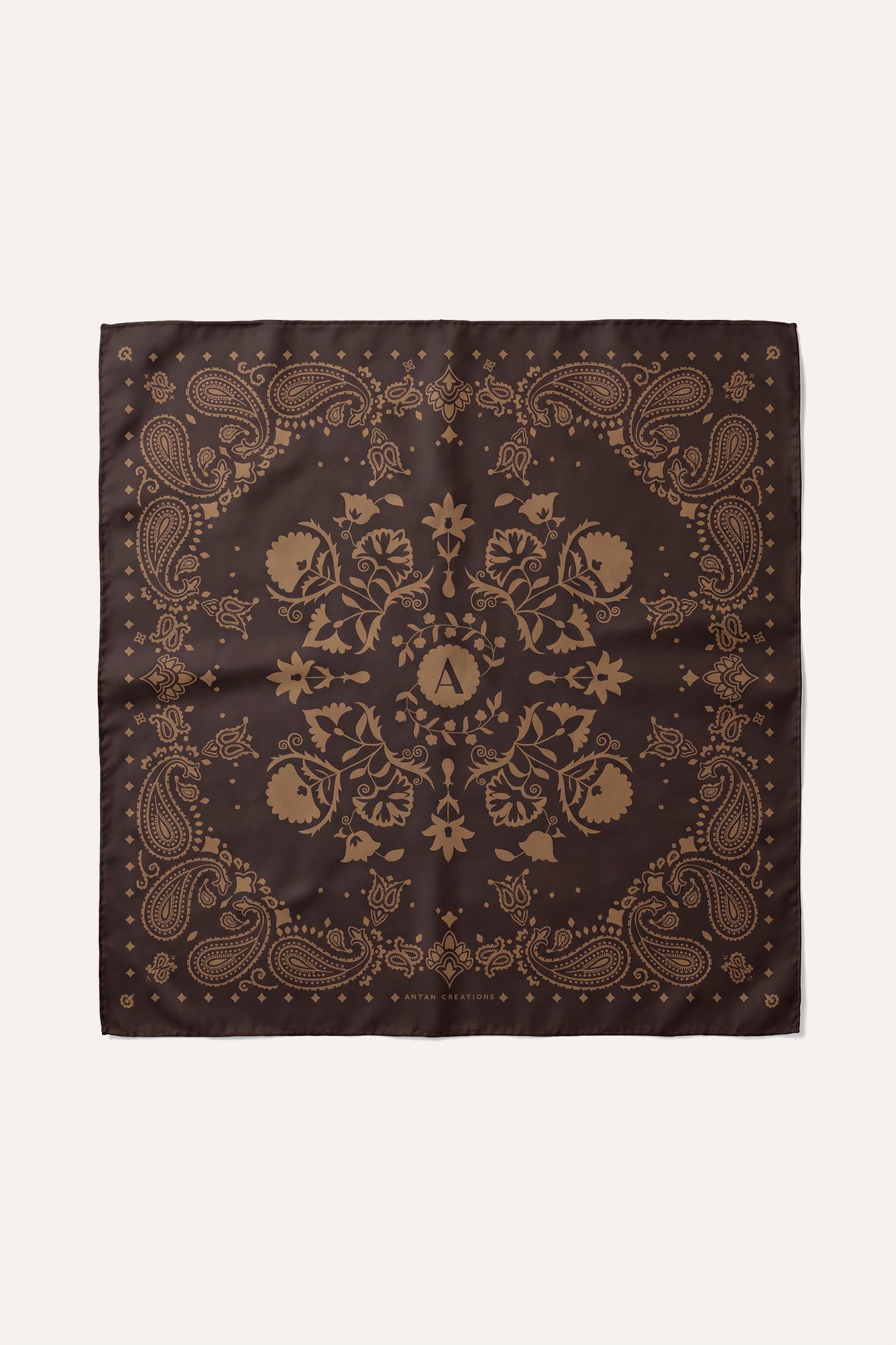 Bandana Soie 70 - Ganache