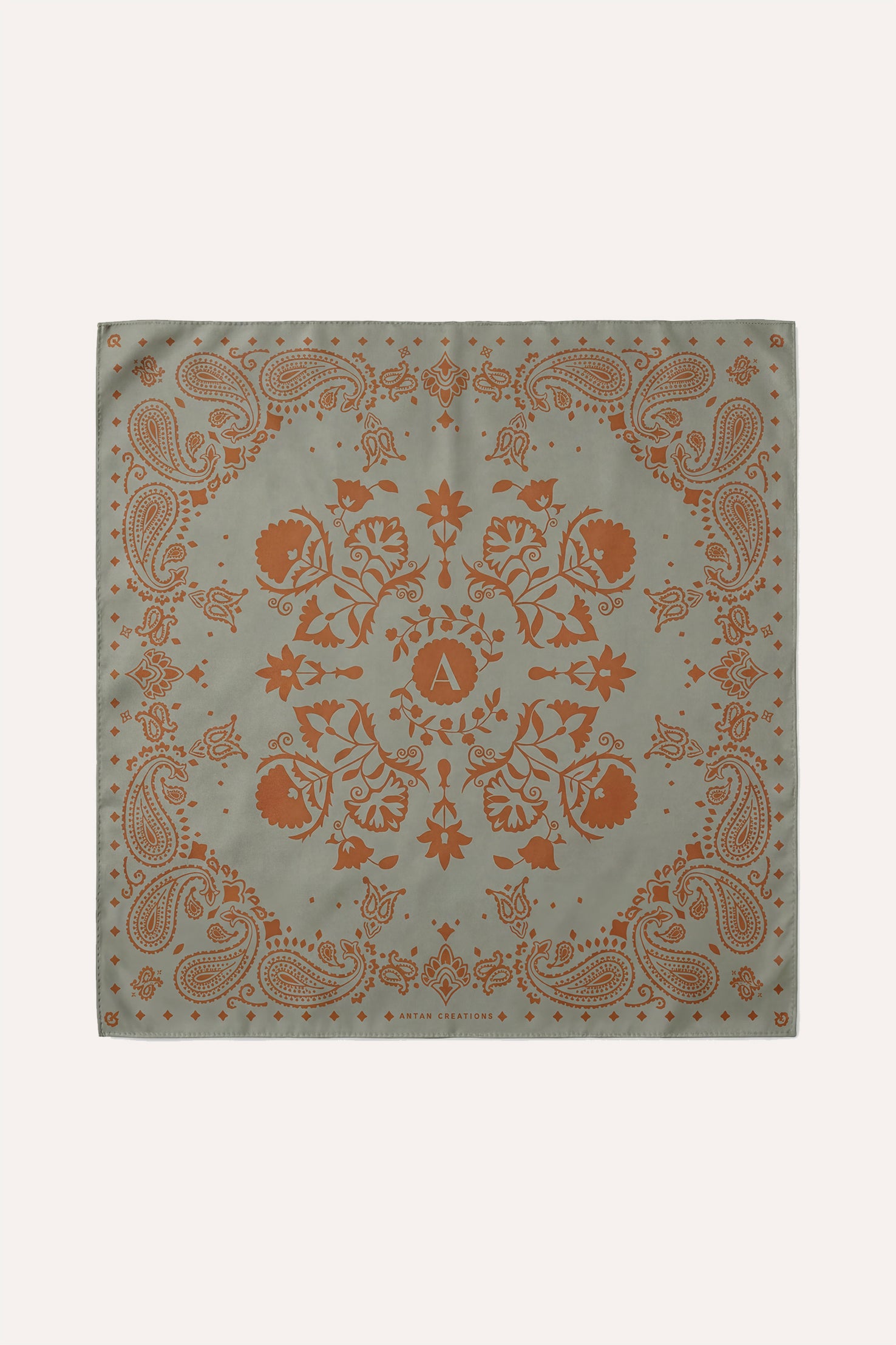 Bandana Soie 70 - Mordoré