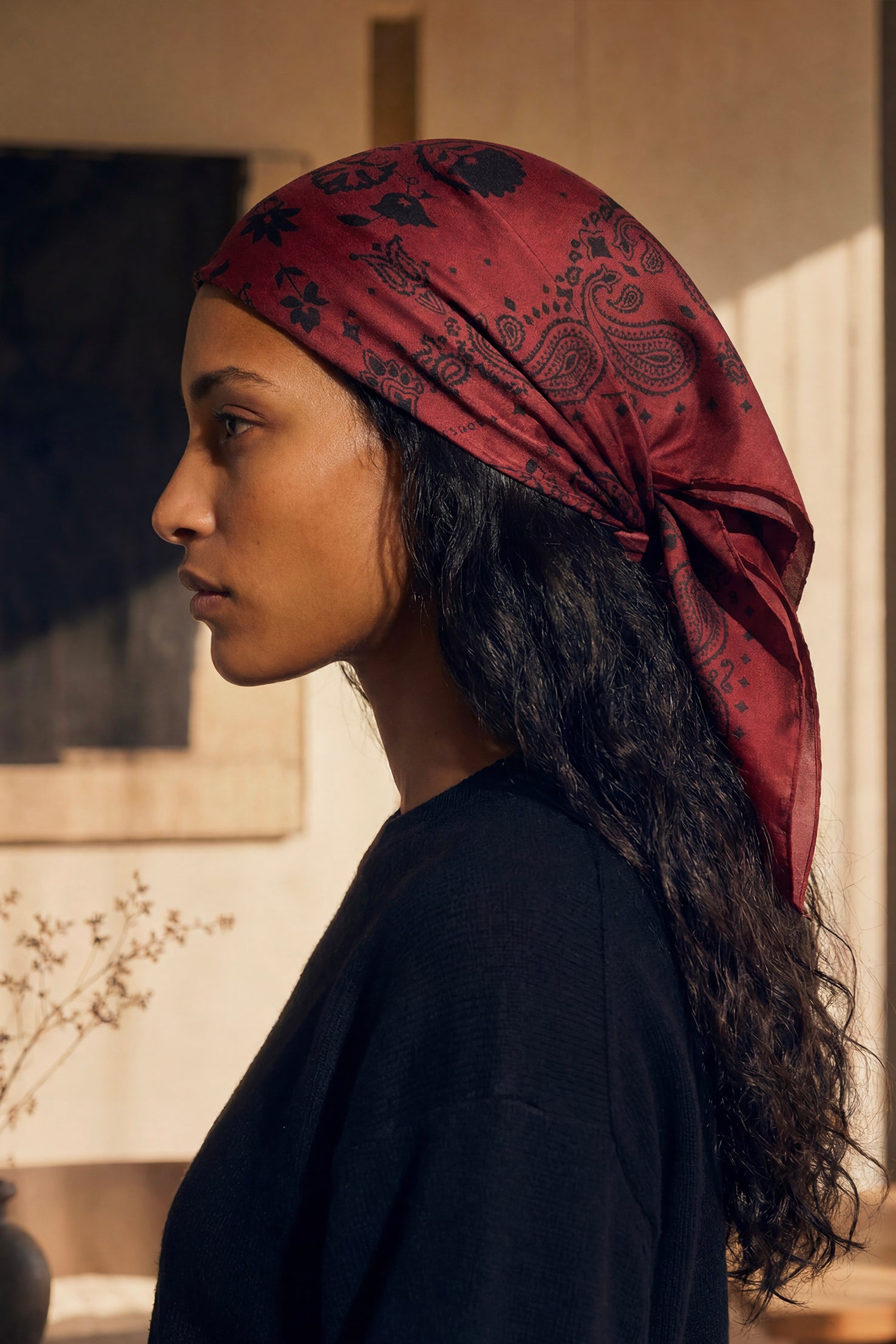 Bandana Soie 70 - Ruby