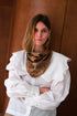 Bandana Soie 70 - P&L - Malt Black