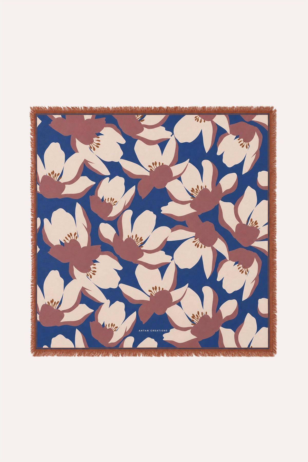 Foulard Laine Bouquet - Pearl