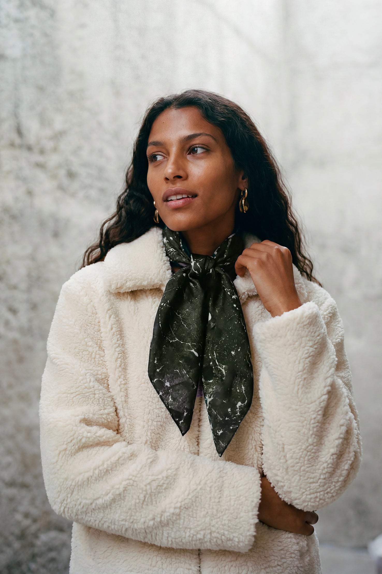 Foulard Soie 70 - Quartzite Green