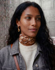 Foulard Soie 70 - Marbre Rose