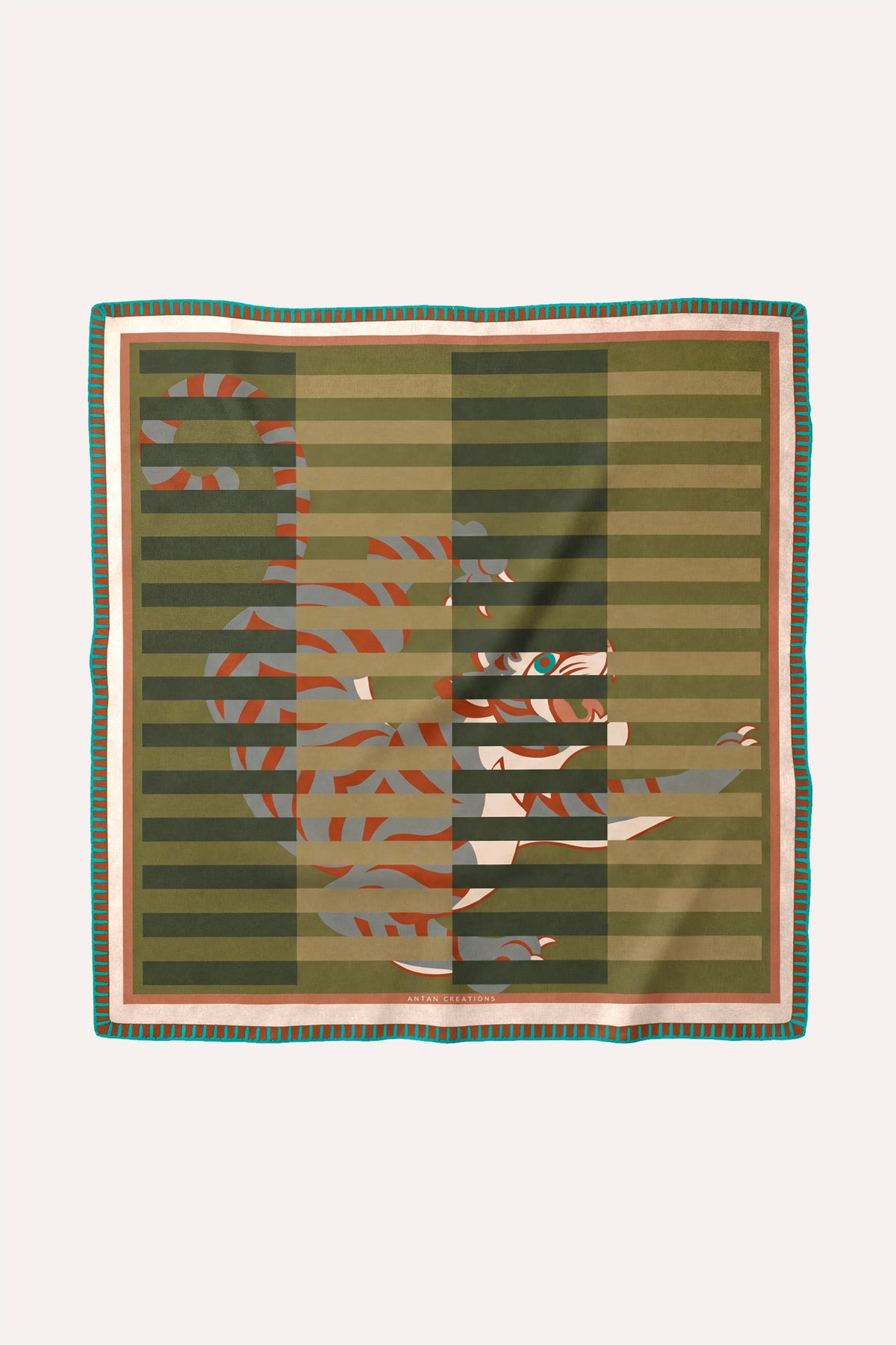 Foulard Laine LET ME OUT - Green