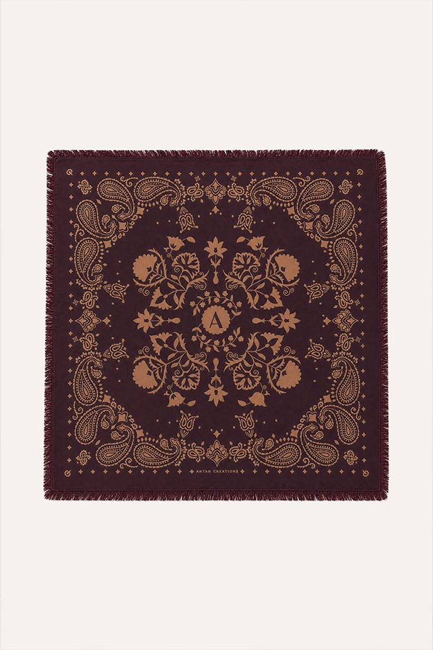 Bandana Laine 100 - Fudge