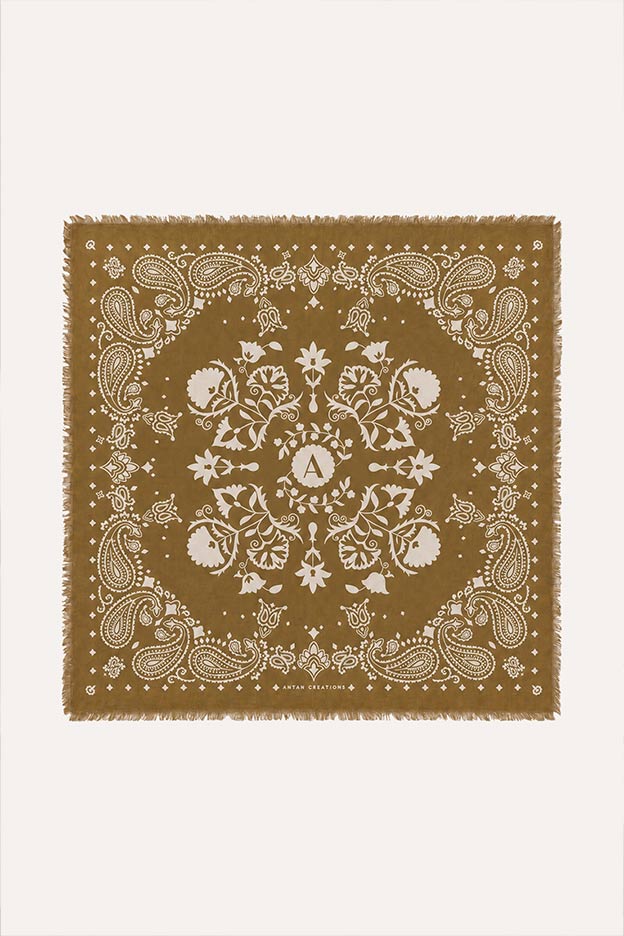 Bandana Laine 100 - Golden Brown