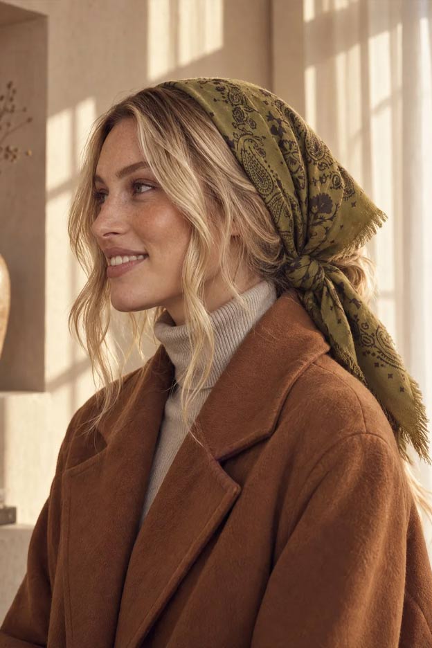 Bandana Laine 100 - Khaki