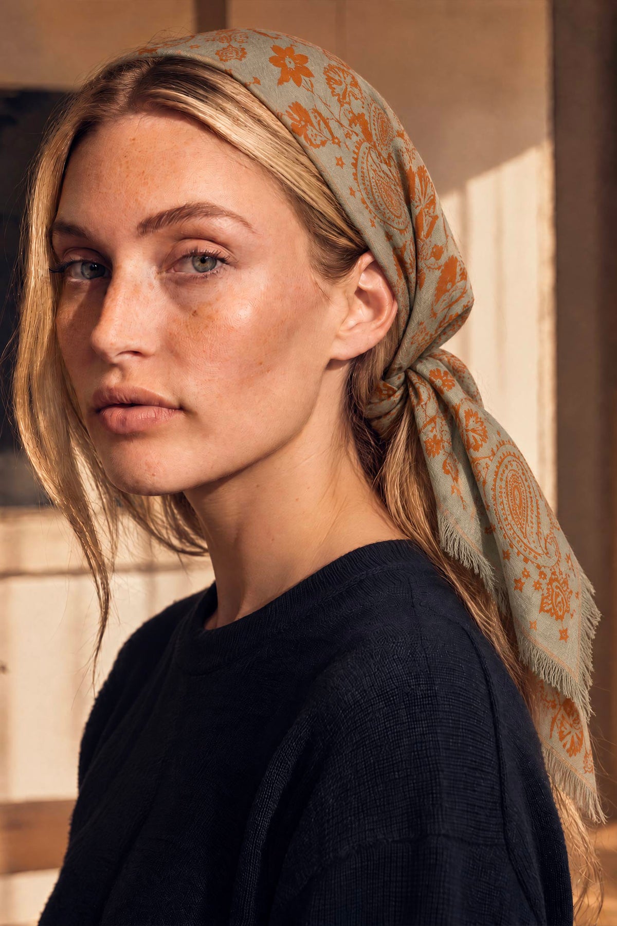Bandana Laine 100 - Mordoré
