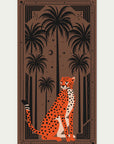 Fouta Coton - Cheetah & Palms