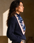 Foulard Laine LET ME OUT - Blue