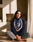 Foulard Laine LET ME OUT - Blue