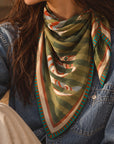 Foulard Laine LET ME OUT - Green