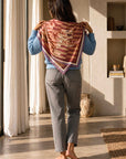 Foulard Laine LET ME OUT - Peach