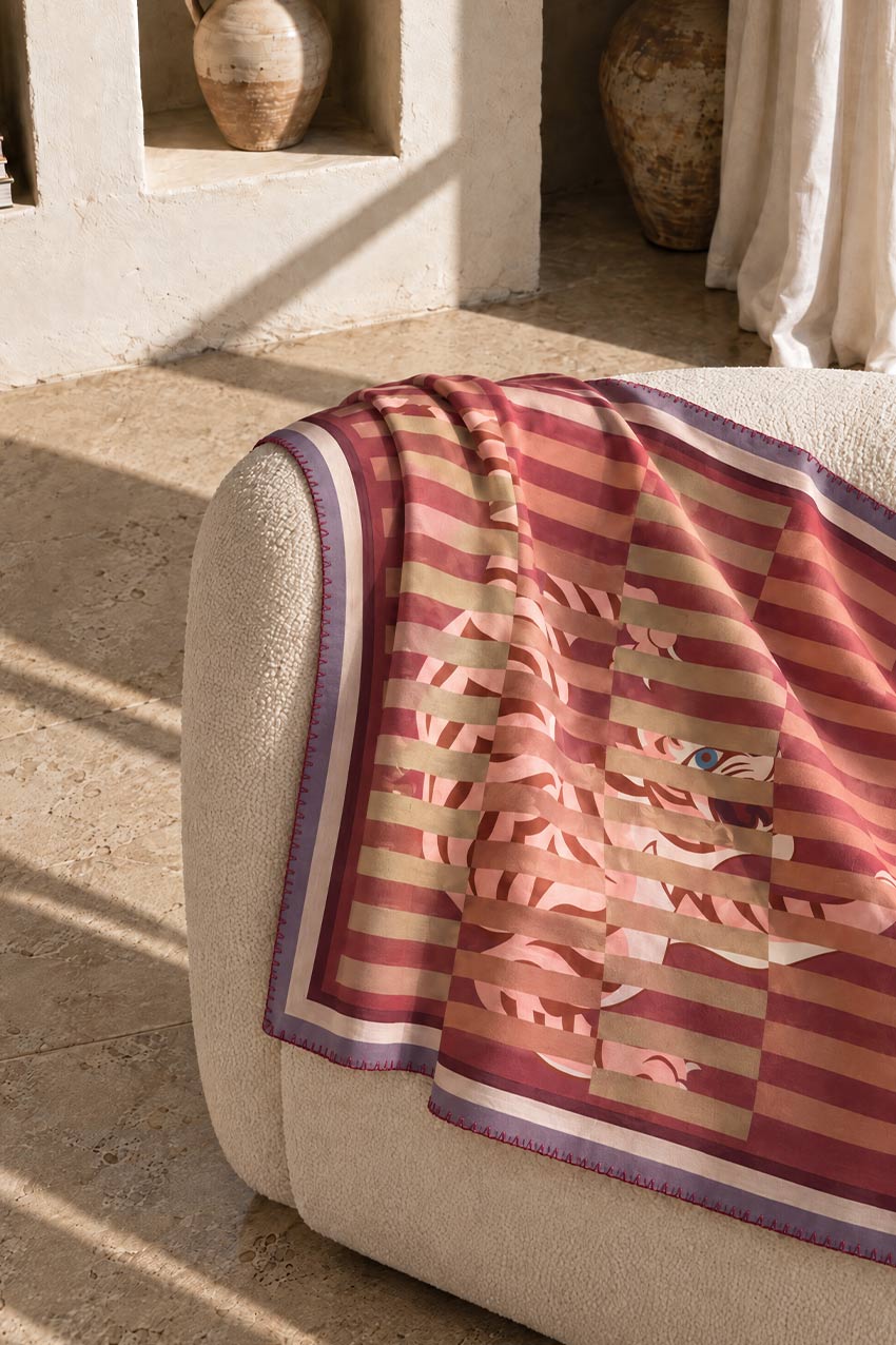 Foulard Laine LET ME OUT - Peach