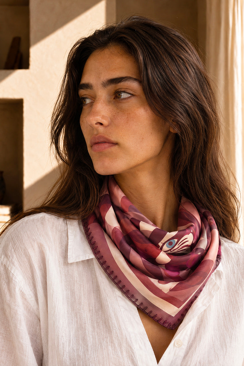 Foulard Laine LET ME OUT - Pink
