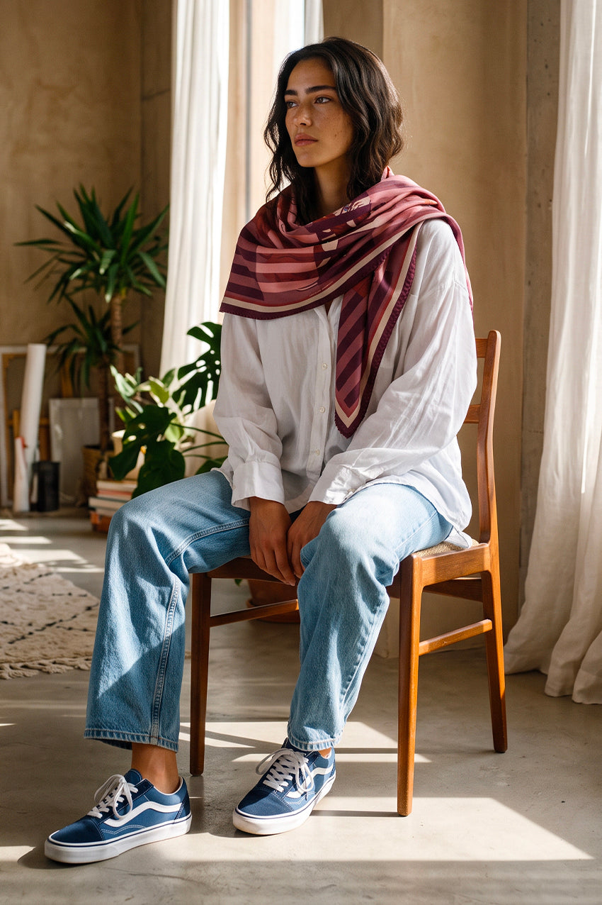 Foulard Laine LET ME OUT - Pink