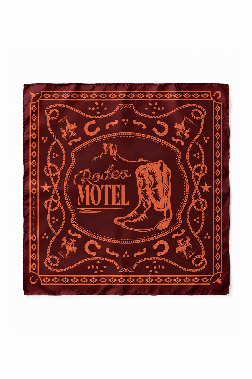 Carré Soie 70 - Rodeo Motel - Red