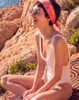 Bandana Coton 100 - Peach Grenadine