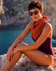 Bandana Coton 100 - Rust Purple