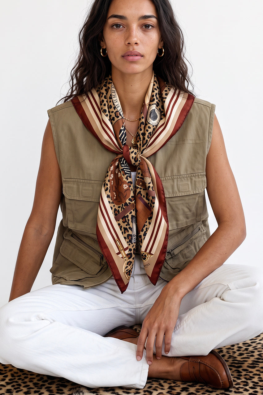 Carré Soie 100 - The Safari Girl Gear