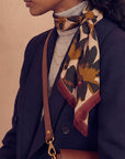 Foulard Laine Bouquet - Spice