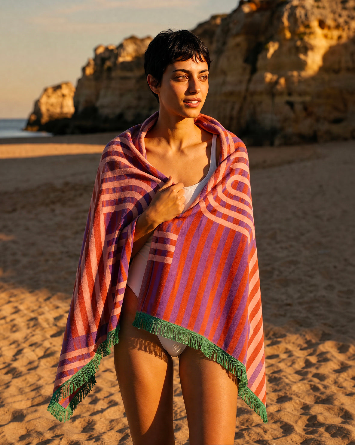 Fouta Coton - Siesta Terracotta