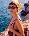 Bandana Coton 100 - Yellow Plum